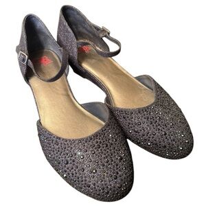 Gianni Bini Blue Rhinestone Dress Shoes size 4